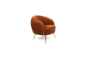 So Curvy Lounge Chair Orange