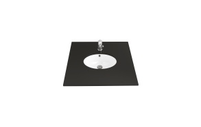 33x43 cm UNDERCOUNTER MEDIUM WASHBASIN WHITE (outer dimensions 38x49 cm)