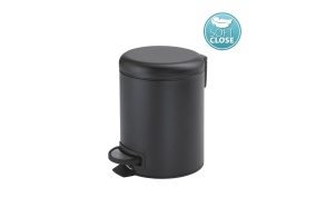 POTTY Soft Close Pedal Bin 3l, black matt