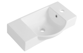 LITOS Ceramic Washbasin 55x32 cm, white