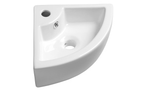 GYNT Corner Ceramic Washbasin 33x13x33 cm