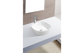 keraamiline valamu Sofia tööpinnale, valge