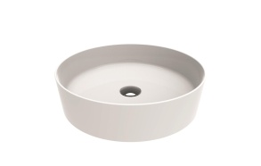 round worktop washbasin Loop 45x45 cm white