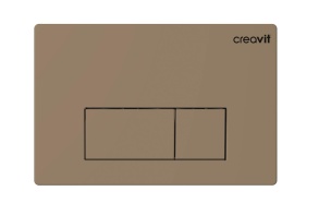 Creavit Arc flush plate, cappucino