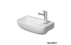 Duravit Me by Starck hand washbasin white, with 1 tap hole right, 400x220 mm