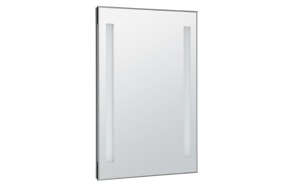 LED backlit mirror 50x70cm, button switch