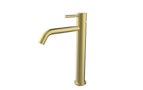 Style XL high basin mixer brushed brass