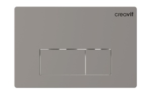 Creavit Arc flush plate, mat chrome