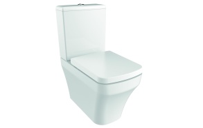 rimfree back to wall wc Solo with bidet, universal trap, dual flush 