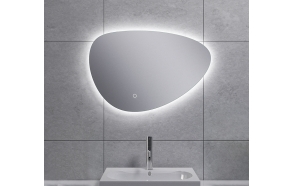 LED peegel Uovo 60x41 cm, dimmerdatav, soojendusega