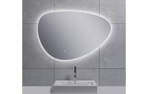 Uovo Led mirror 80x55 cm, dimmable, antifog