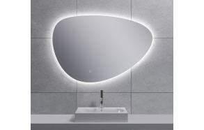 Uovo Led mirror 90x62 cm, dimmable, antifog