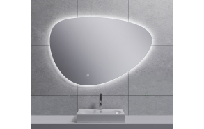 Uovo Led mirror 100x69 cm, dimmable, antifog