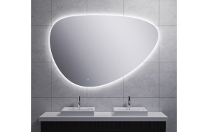 Uovo Led mirror 150x100 cm, dimmable, antifog