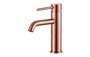basin mixer Cherry, brushed rose gold