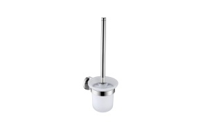 toilet brush Cherry, brushed steel