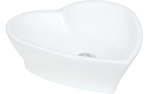 top counter basin Love, white