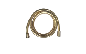 PVC shower hose 150 cm brushed brass