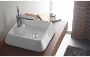ceramic basin Calicia 40, white