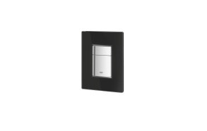 Grohe Skate Cosmopolitan flush plate, black glass