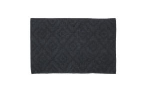 Bath mat 60x90 cm Aztec, Dark Grey