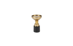 Candle Holder Glam Black S