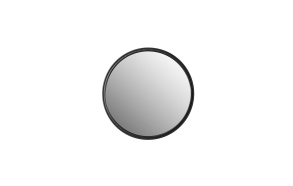 Mirror Matz Round Black