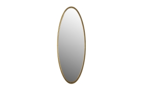 Mirror Matz Oval L Antique Brass