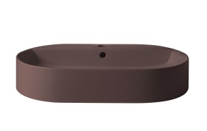 Valamu tööpinnale 65x40x12 cm, matt burgundy