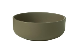 Countertop round washbasin C2 46x17 cm, green mat
