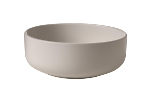 Countertop round washbasin C2 46x17 cm, white mat