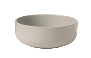 Countertop round washbasin C2 46x17 cm, grey mat