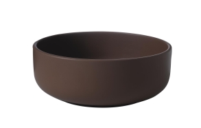 Countertop round washbasin C2 46x17 cm, burgundy mat