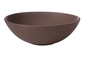 Countertop round washbasin C2 46x15 cm, burgundy mat