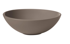 Countertop round washbasin C2 46x15 cm, ferro mat