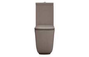 close coupled toilet Tribeca, ferro mat (511789 + 378189 + 750990), no seat