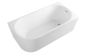 TIBERA R Freestanding Bath 150x75 cm, white