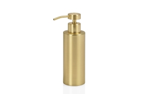 liquid soap dispenser, 5.5x5.5x19.5 cm, mat gold