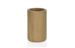 toothbrush holder 7x11 cm, oak