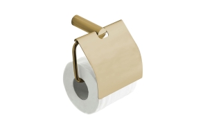 toilet paper holder, brushed brass