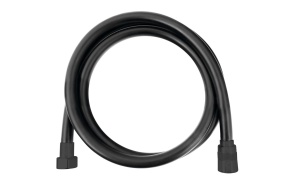 SOFTLEX Plastic Shower Hose, smooth, 150cm, black