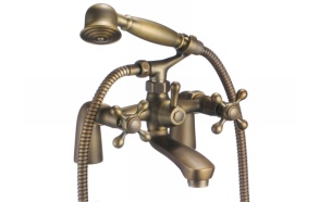 Bath mixer , Retro Eco, old bronze