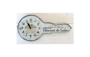 wall clock w hooks "COTEAUX DE LOIRE"