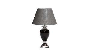 Table lamp, black/silver, 39x56cm