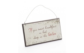 BREAKFAST IN BED SIGN