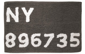 DIGITS bathmat, grey, 90x90cm