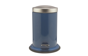 ACERO metal  pedal bin, blue