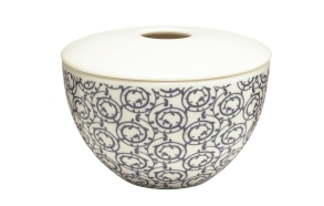 OSAKA ceramic cotton bowl, blue