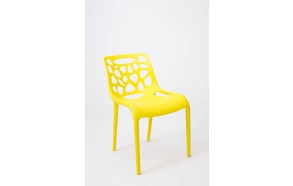 design chair,stackable,yellow