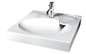 basin to mount on top of washing machine,white ,brackets, siphon and soap dish included